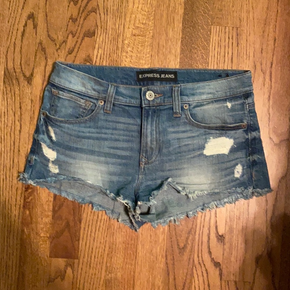 Express Distressed Shorts